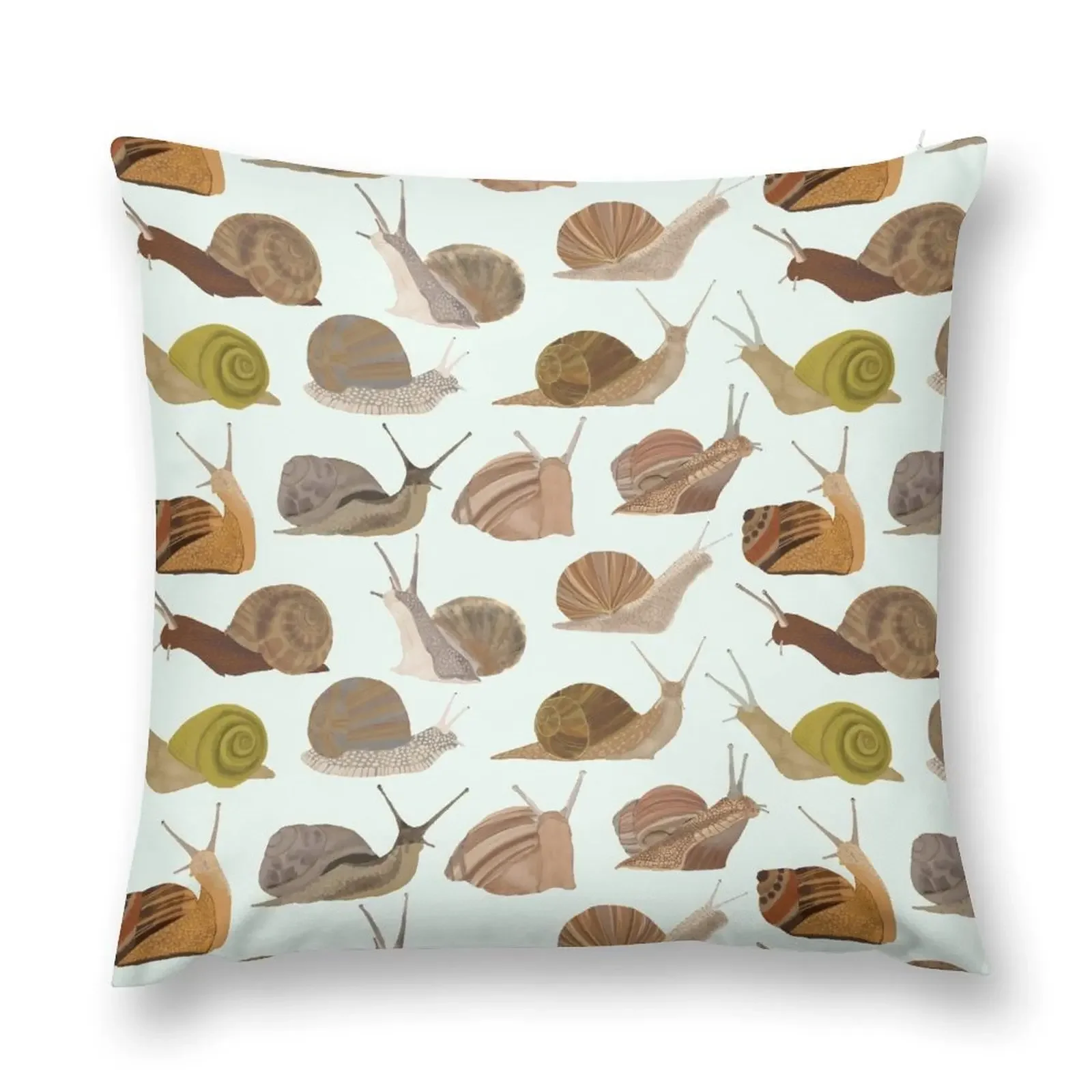 

Snails Throw Pillow luxury sofa pillows Custom Cushion Photo ornamental pillows christmas decorations for home 2025 pillow
