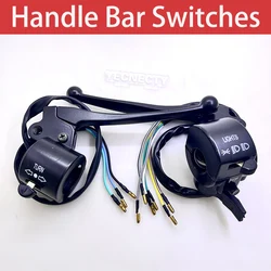 1 Pair Alloy Black Motorcycle Turn Signal Switch Motorbike Handlebar Parts Light Button For Suzuki Haojue Jincheng AX100 A100