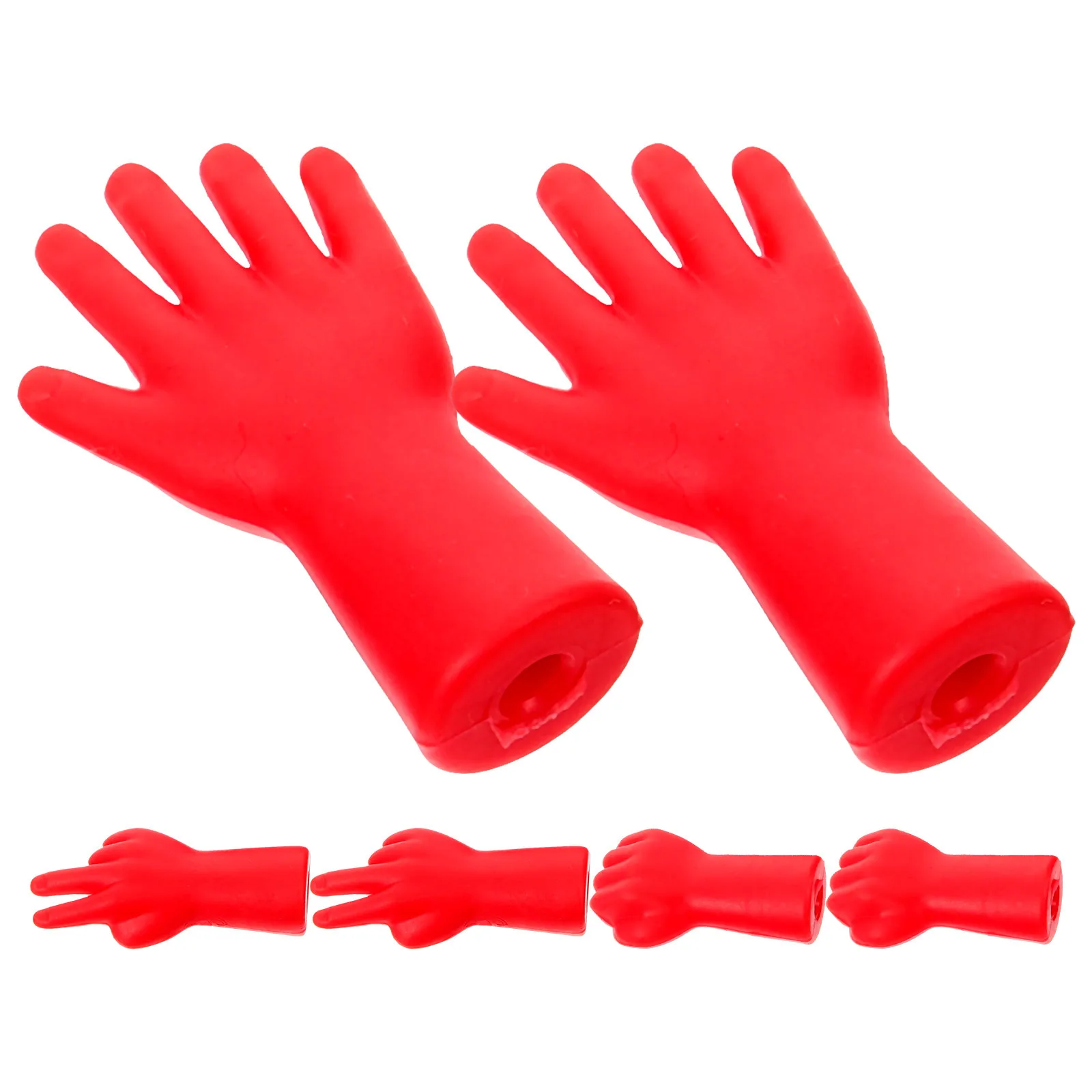 

6Pcs Silicone Knitting Needle Holders Protective Tip Stoppers for DIY Crocheting Sewing Lightweight Portable Needle Accessories