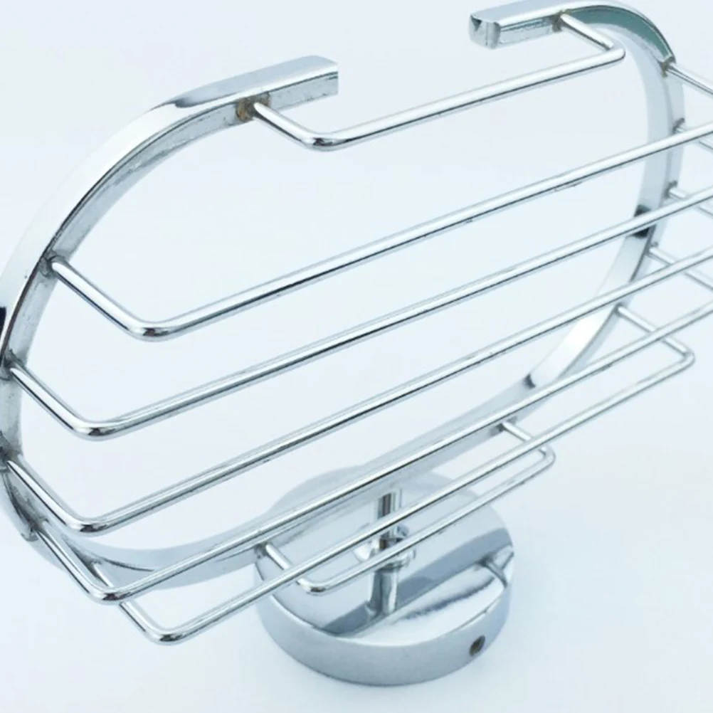 

Stainless Steel Soap Holder Wall Mounted Round Draining Rack Hanging Dish For Bathroom Kitchen Bathtub Corrosion