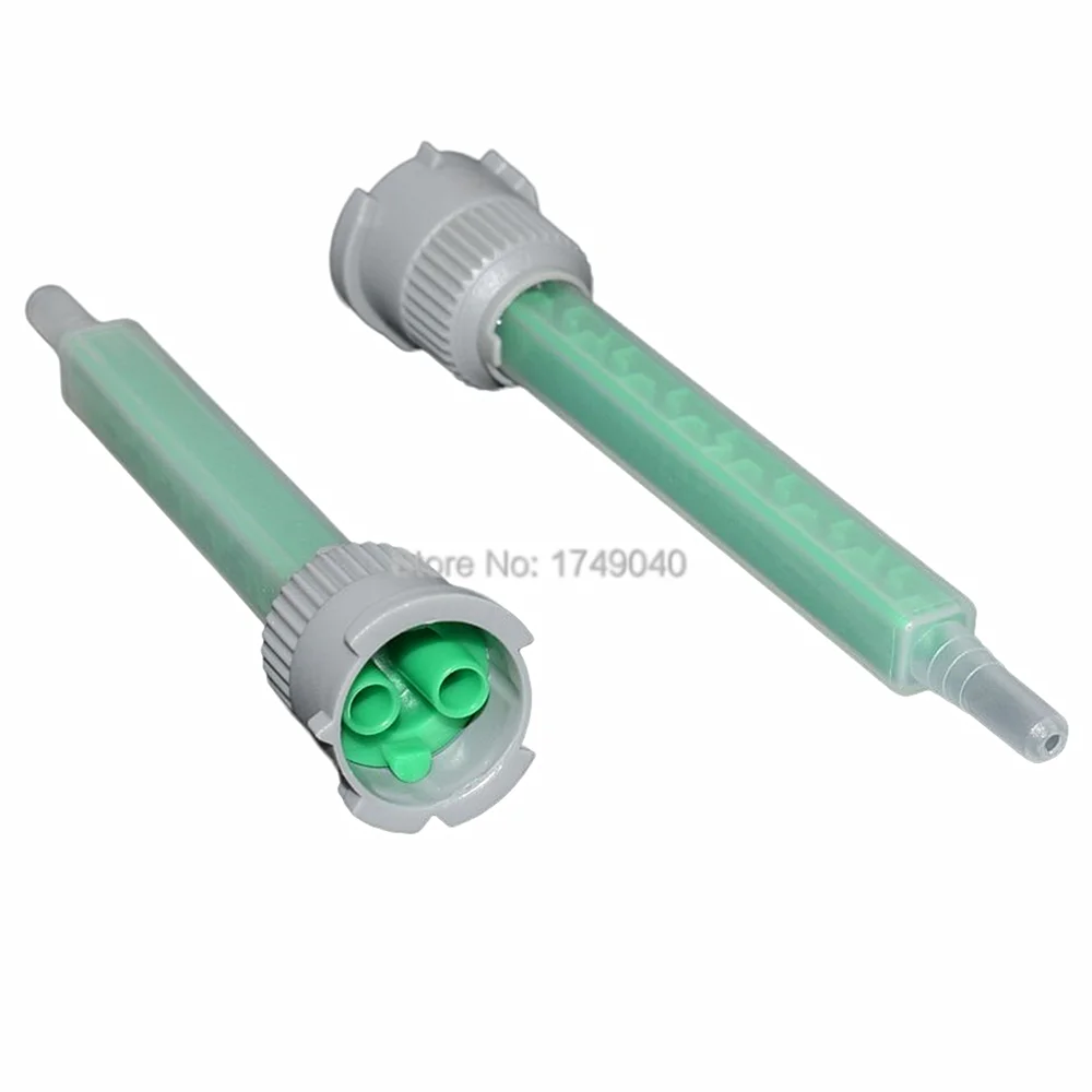 5pc/30pcs/50pcs/100pcs Square Mixing Nozzles 1:1 Epoxy Resin Adhesives Mixing Nozzle Cartridges Static Mixer AB Glues Mixed Tube
