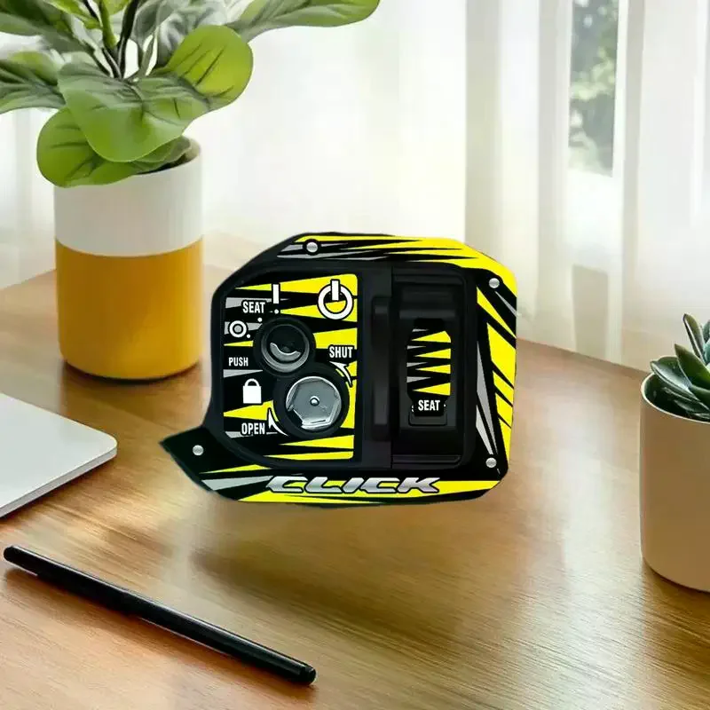 قطعة واحدة من غطاء ثقب المفتاح المقاوم للماء لسكوتر/دراجة نارية بمشبك 125i، حماية وتزيينها