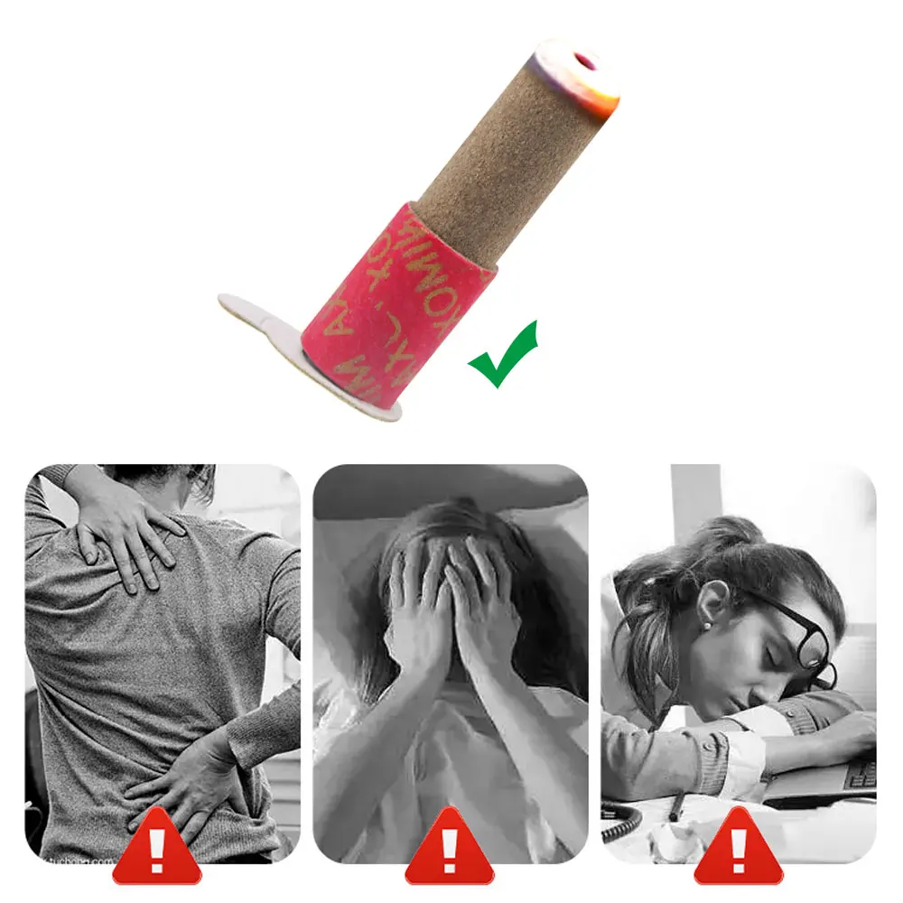 

180Pcs Mini Moxa Self Stick-On Chinese Moxibustion Therapy Mini Massage Heating Acupuncture Moxa Tube Health Care Moxibustion