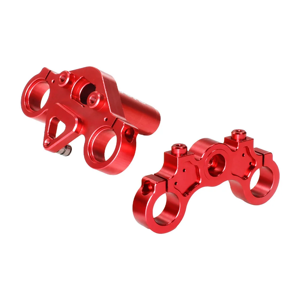 Triple Clamp Set 264004, RC Motorcycle Replacement Accessories for LOSI 1/4 Promoto-MX Dirt Bike
