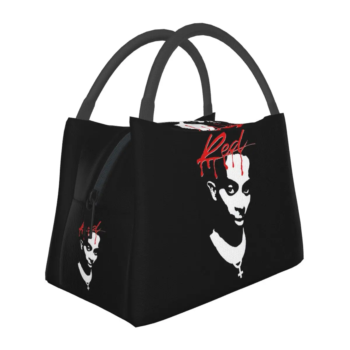 Playboi Carti Whole Lotta Red Album Cover Lunch Bag for School Picnic Storage Food Boxes Container Cooler Thermal Lunch Box Tote