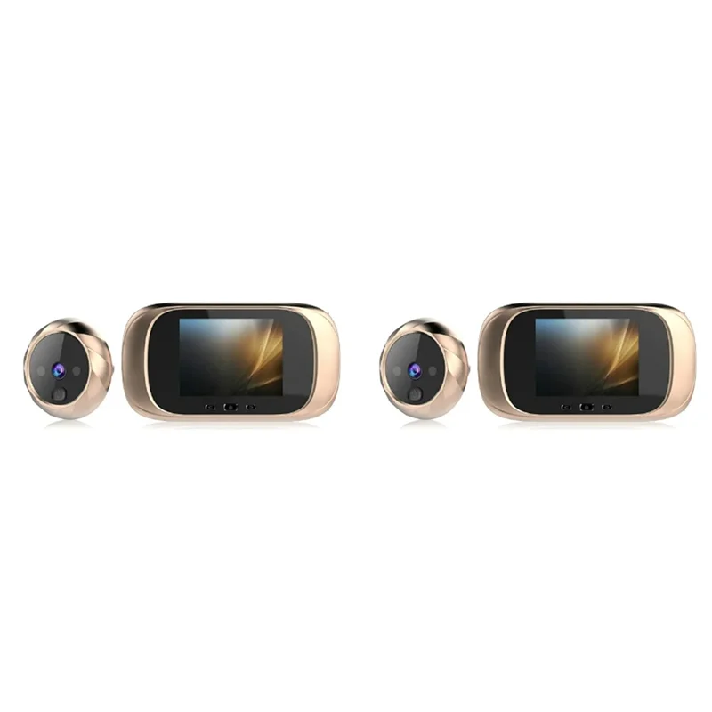 

【ADD TO CART 】2X Digital LCD 2.8Inch Video Doorbell Peephole Viewer Door Eye Monitoring Camera 90 Degree Doorbell Motion A