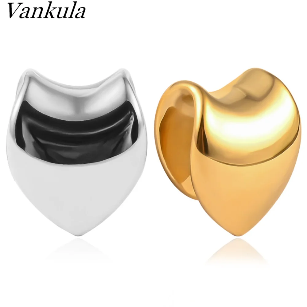 

Vanku 10pcs Stainless Steel Heart Water Drop Heavy Ear Weight Expanders Gagues Stretchers Piercing Earring Body Jewelry