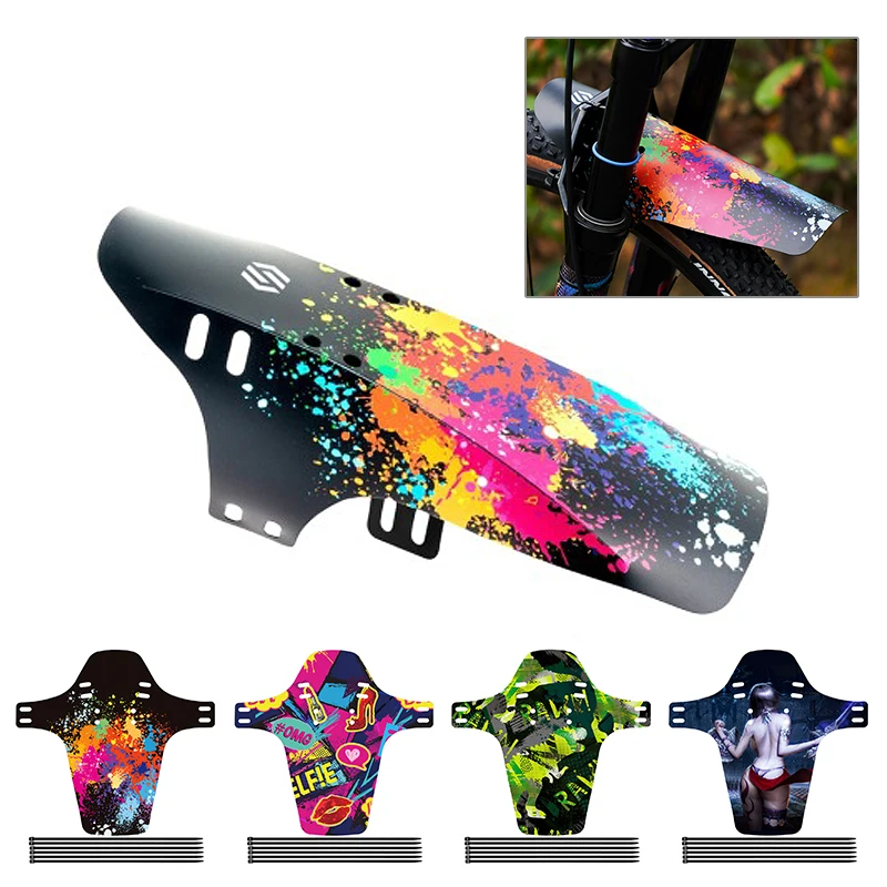 

1 PC Mountain Bike Colorful Fenders Front Rear Mudguard Saver Mud Guard Wings Cycling Accessories Road Bicycle Protective Parts