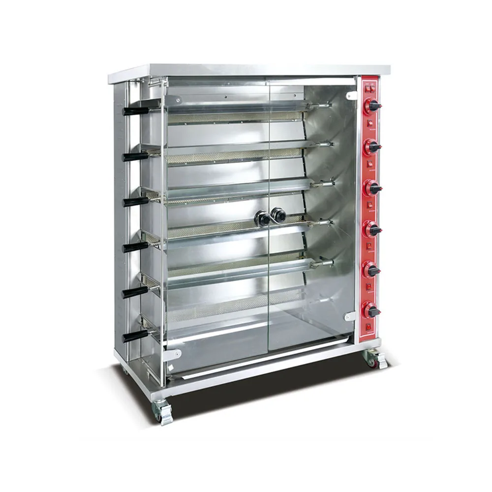 Electric Chicken Rotisserie Machine Commercial Chicken Rotisserie Machine Chicken Roaster Oven 6 Rod