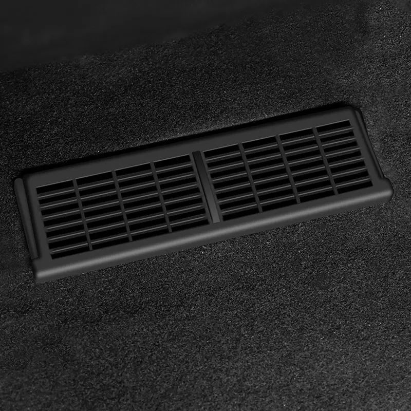 

For Tesla Model Y 2020-2024 Accessories Dustproof ABS Car Air Outlet Cover Back Seat Under Ventilation Car Vent Cover