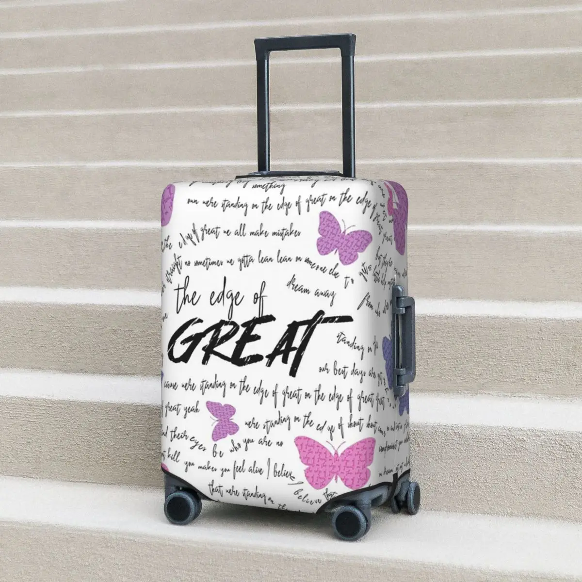 

Edge Of Great Julie And The Phantoms Suitcase Cover Protection Elastic Travel Luggage Protector Covers for 18-32 Inch