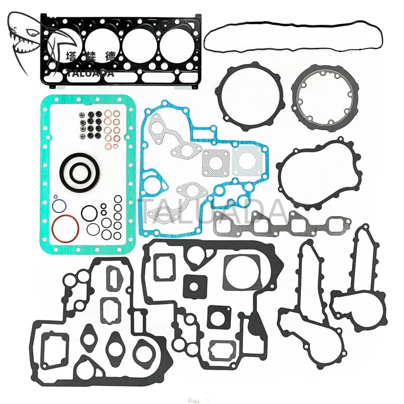 

For Kubota V2203 V2403 Engine Bobcat 753 763 331 334 335 337 341 430 435 E42 E45 E50 Full Set Of Gasket Kit Excavator