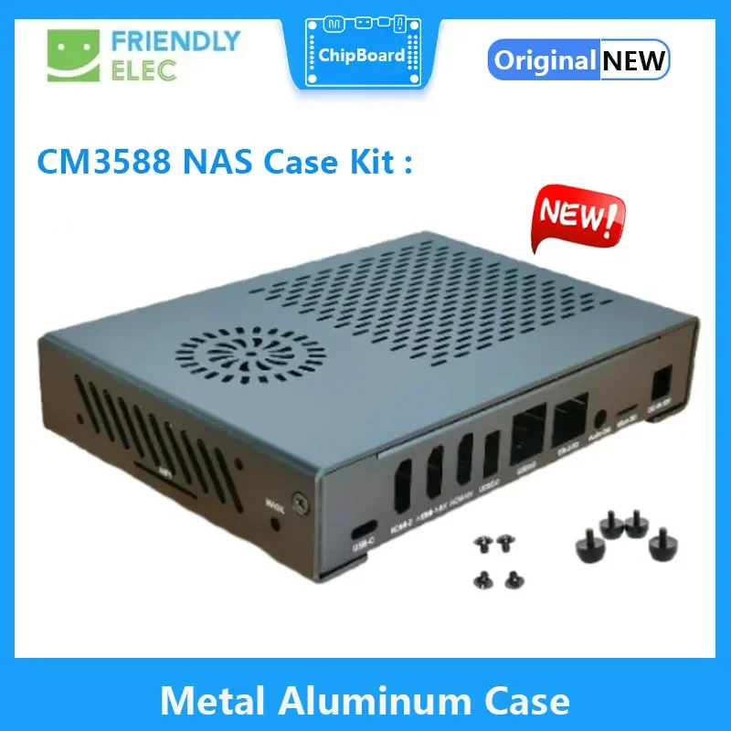 FriendlyELEC CM3588 Case With Metal Aluminum For CM3588 NAS Kit