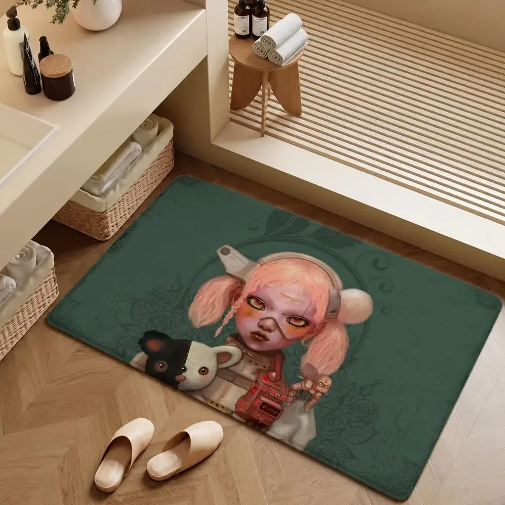 Band Bring Me The Horizon Sempiternal Floor Mat Soft Flannel Entrance Doormat Non-Slip Washable Rug For Bedroom Home Decor