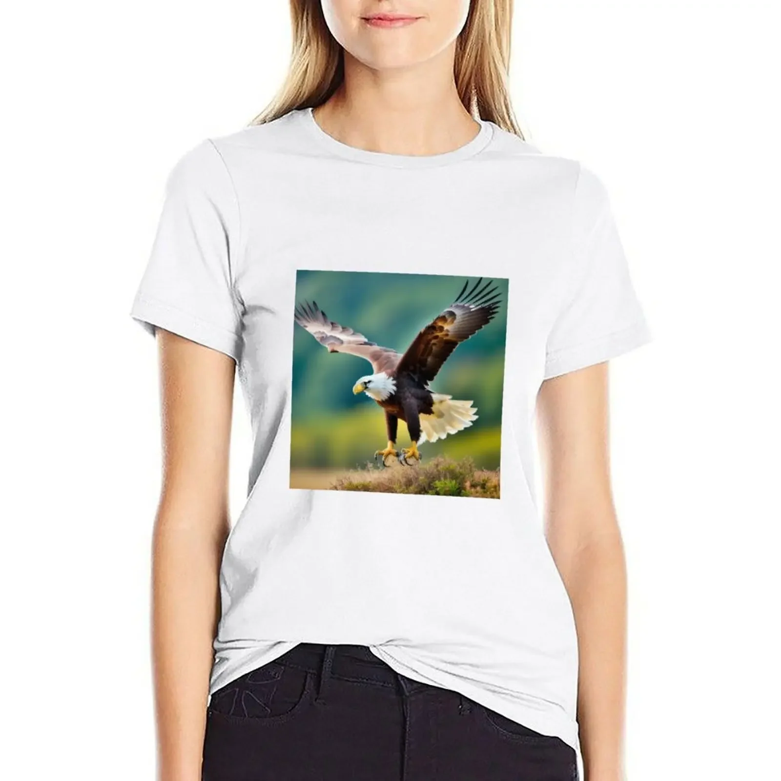 

MAJESTIC EAGLE (FISH EAGLE) T-shirt summer clothes kawaii clothes t-shirt dress for Women graphic