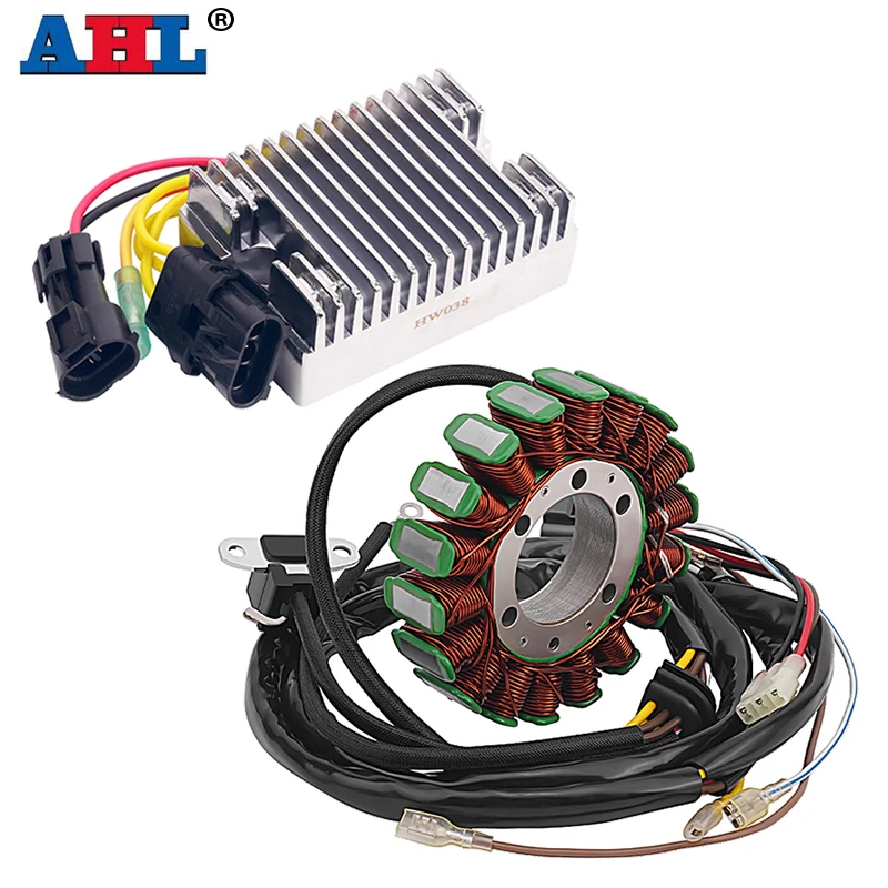 AHL Motorcycle Voltage Regulator Rectifier & Stator Coil For Polaris HAWKEYE Ranger Sportsman 400 SCRAMBLER 500 HO 4X4 4012192