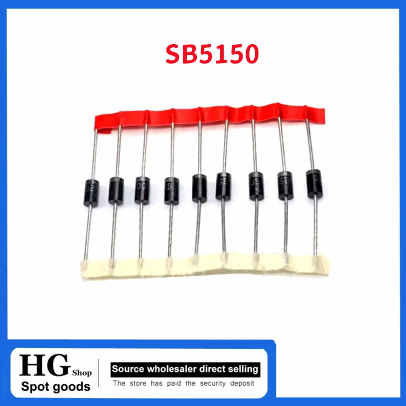 100PCS/Lot SB5150 SR5150A 150V Schottky diode 5A 150V DO-27 Best quality