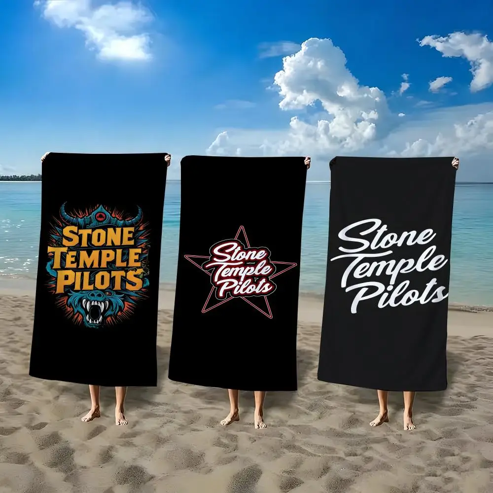 Rock Bands LOGO S-StoneS TempleS PilotsS Towel ultra-fine fiber quick drying absorbent bath towel, outdoor swimming sports towel