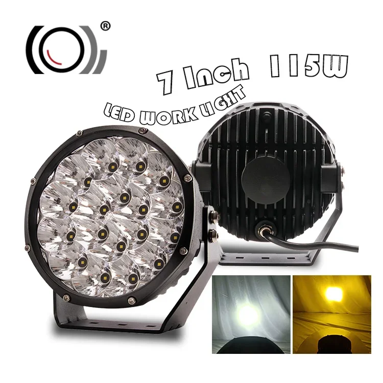

LED Work Light 150m High Power Super Bright Truck LED Driving Light Spot Light 7inch LED Spotlight 4x4