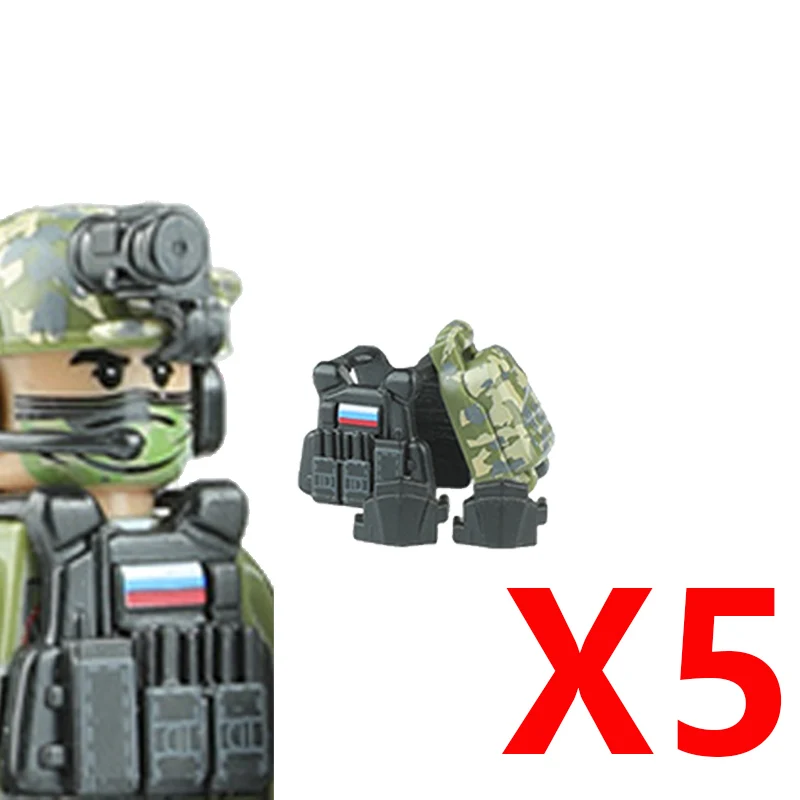 Militär Russland Spezialeinheiten SWAT Bausteine Deutscher KSK US Stadtpolizei Armee Angriffssoldat Figur Waffen Bausteine Spielzeug