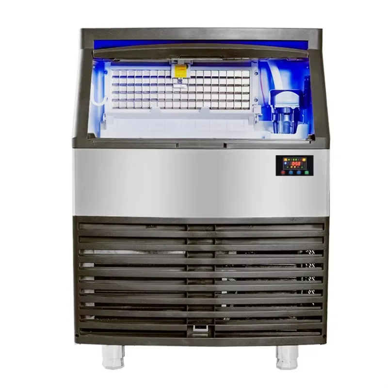 

Commercial 100kg Ice Cube Machine Factory Price Commercial Ice Maker Machines Strong Durability Industrial Ice Cube Making
