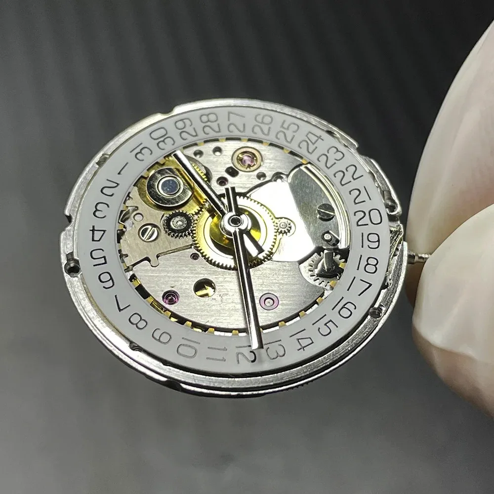 High Accuracy 2824-2 Clone Polished Plate Version Seagull 2824-2 ST2130 Automatic Mechanical Watch Movement White Disc 3.0 ETA