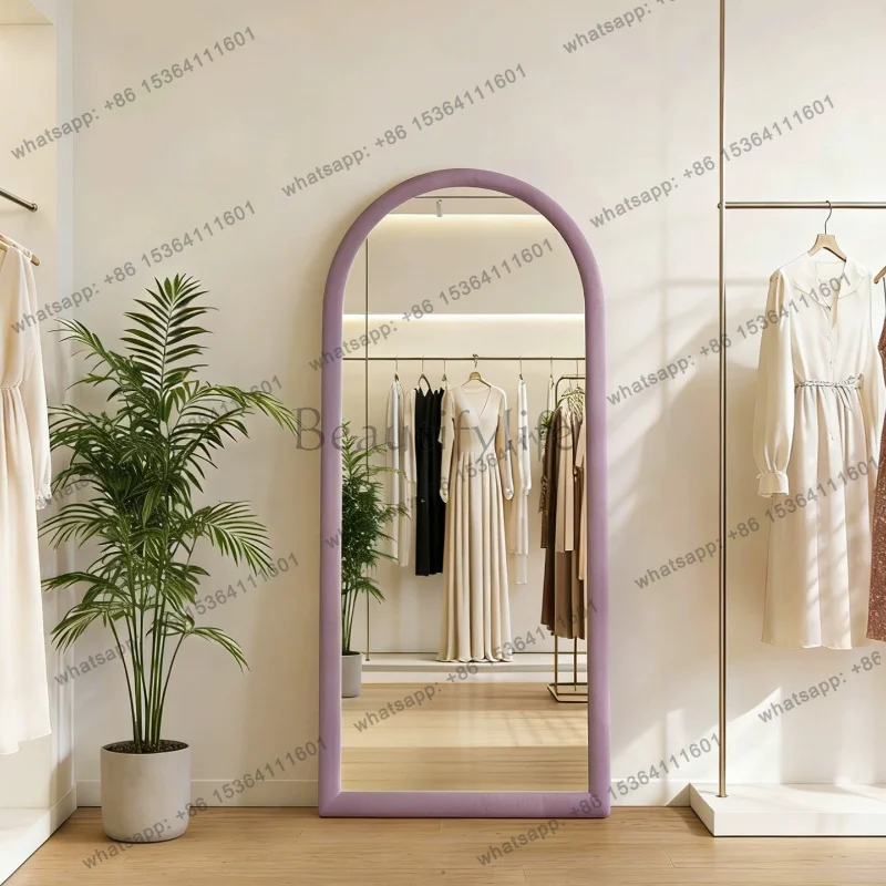 Nordic Floor Mirror Modern Decoration Girls Luxury Long Living Room Full Body Mirror Aesthetic Makeup Spiegel