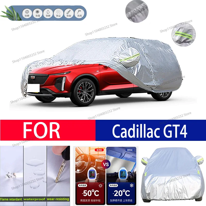 

For Cadillac GT4 Car clothing sun protection snow prevention antifreeze car protective cover auto cover