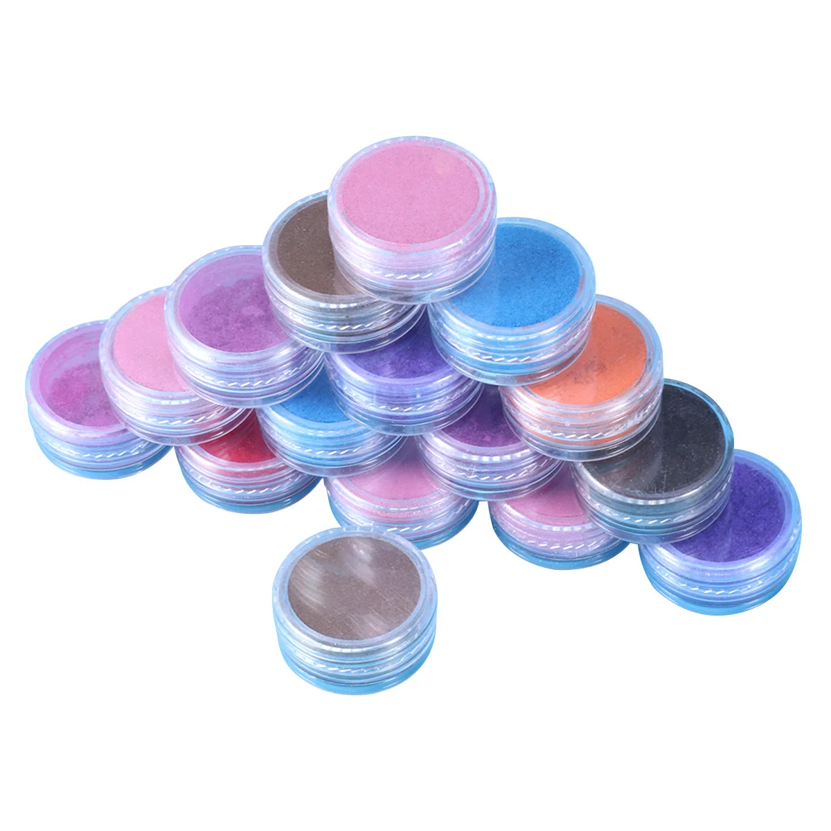 16 個パールグリッターパウダー高品質顔料 DIY アイシャドウブラッシュリップグロスフェイスボディネイルアートクラフトパーティーメイクアップ