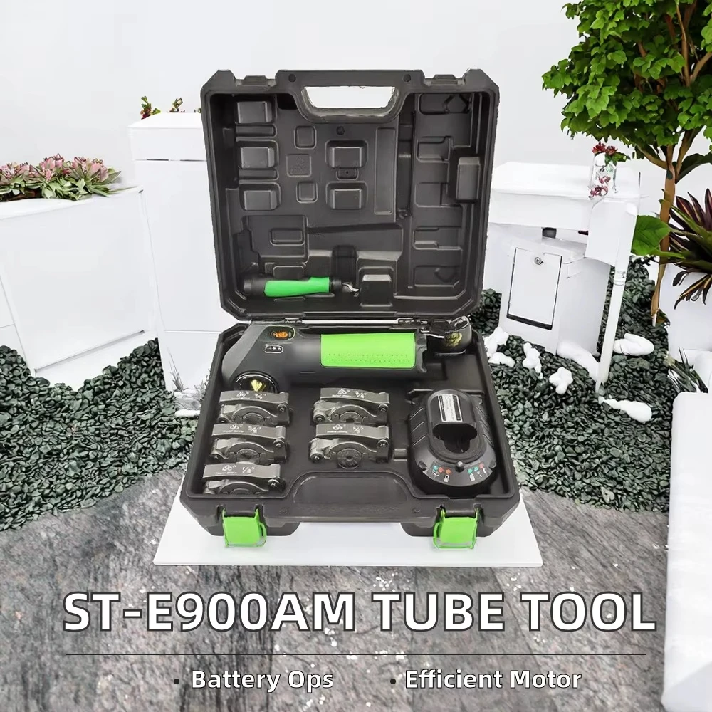 220V Industrial Power Tools Electric Tube Expander ST-E900AM HVAC Service Tools for Refrigeration Battery Source
