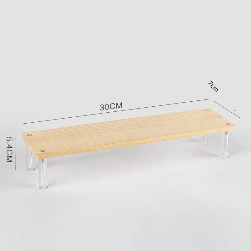 Helder acryl displaystandaard voor anime figuren cupcake plank organisator desserts houder juwelen display stijgbuizen standaard parfumstandaard