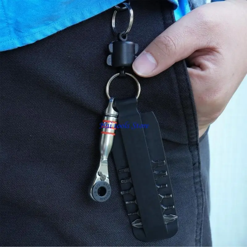 X37E Stainless Steel Shoulder Rope Buckles Keyrings Attachment for 1/4