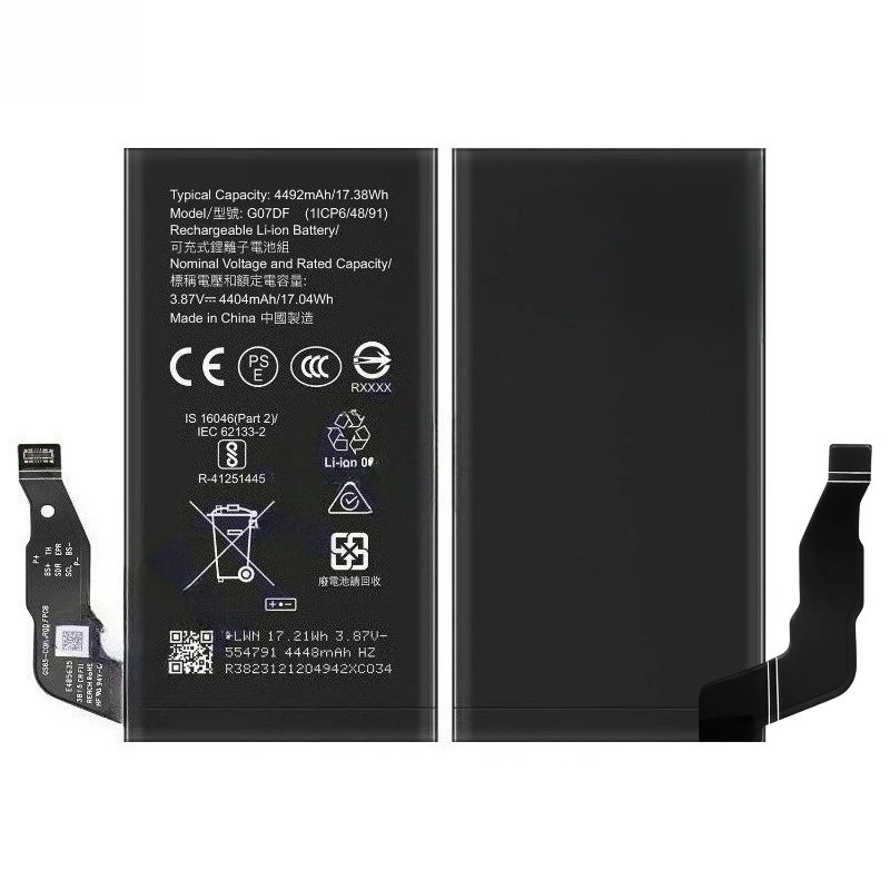 G07DF For Google Pixel 8A with A Large-capacity 4492mAh Mobile Phone Battery