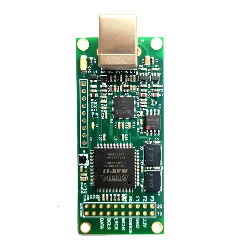 DLHiFi XMOS XU316 USB цифровой интерфейс I2S IIS MQA совместим с Amanero DSD512 PCM768 для HiFi ЦАП усилителя