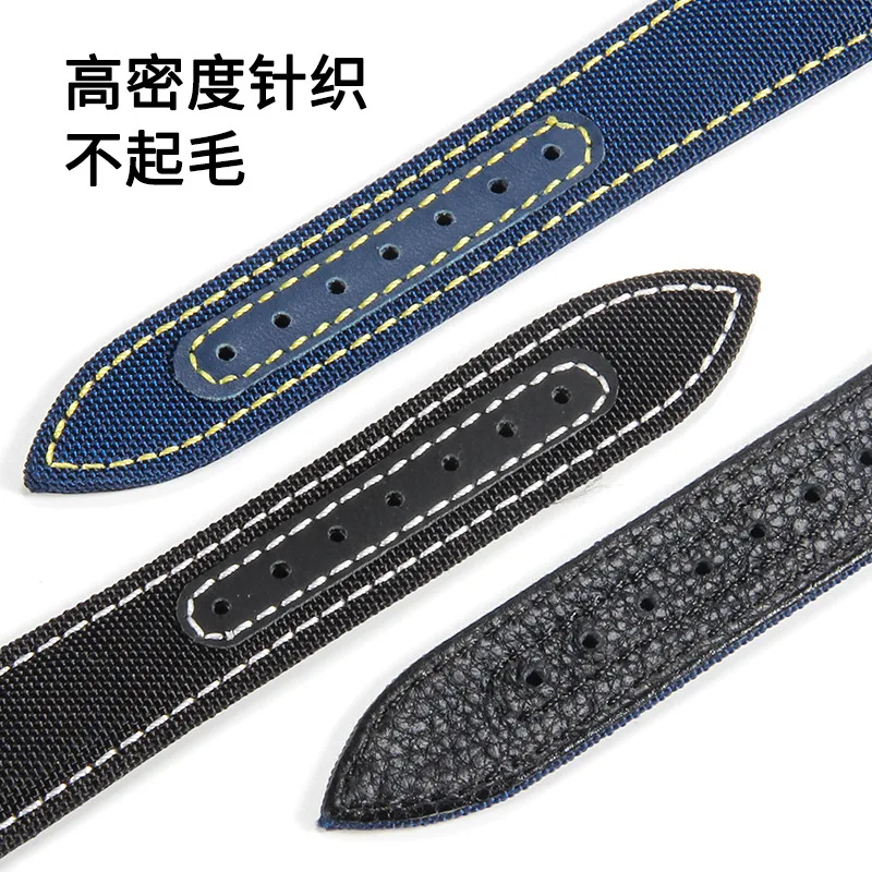 Cinturino per orologio Omega Speedmaster Snoopy 310 cinturino per orologio con fondo in pelle di vacchetta nuovo cavalluccio marino AT150 nylon 19mm 20mm 21mm 22mm