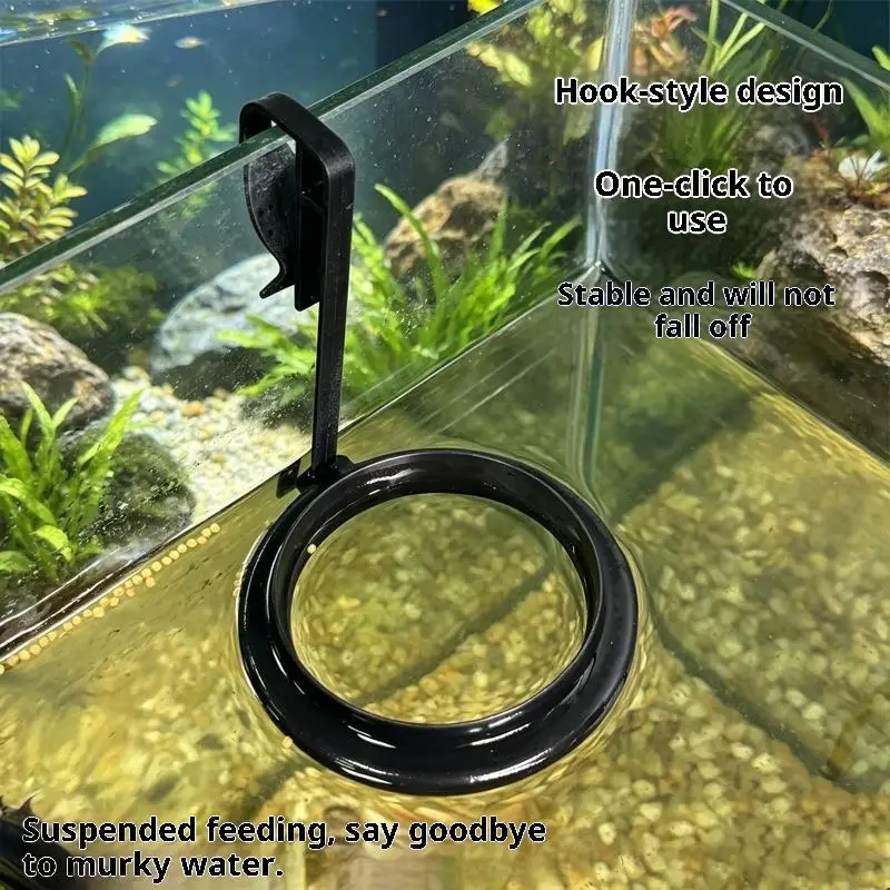 1/2/5Pcs Aquarium Feeding Ring Fish Tank Station Floating Food Tray Feeder Circle Accessories Fish Foods Feeder