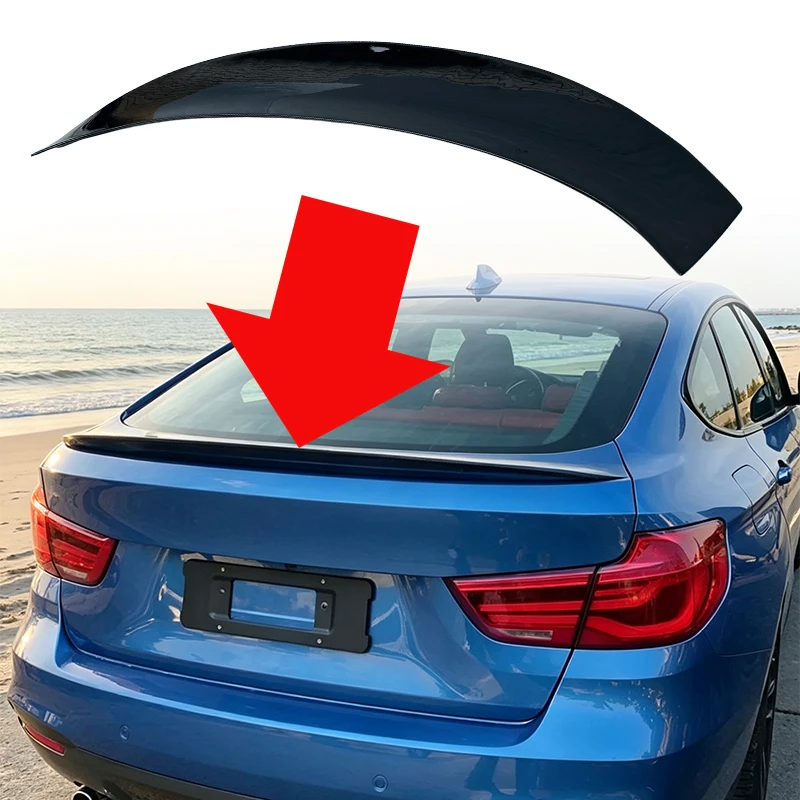 Replacement Rear Trunk Spoiler Wing For 2013‑2019 BMW 3 Series GT F34 Car Exterior Body Kit Rear Lip Spoiler Auto Modification D