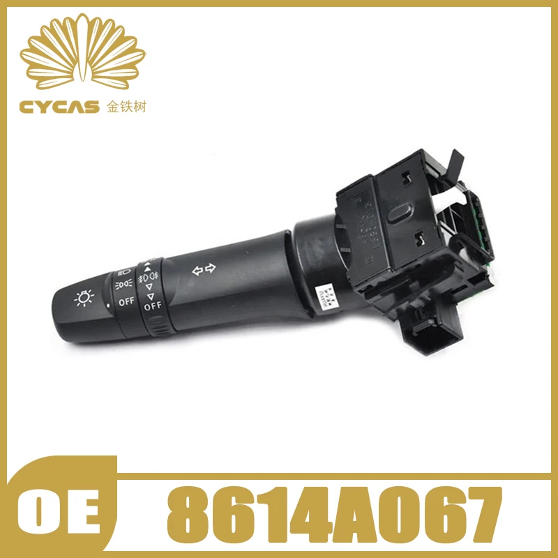 8614A067 Interruptor de controle do farol da luz de sinal da coluna de direção para Mitsubishi L200 Lancer NATIVA Outland Montero Pajero Sport