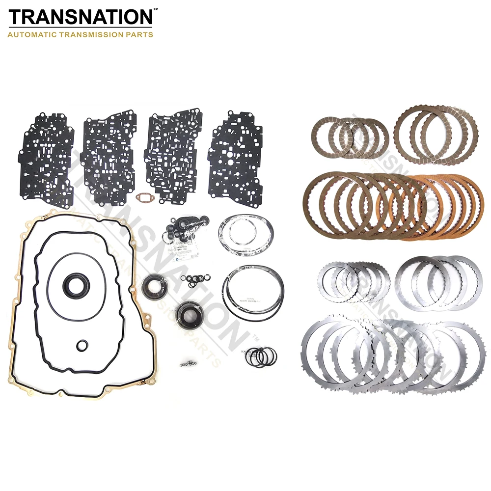 

Transnation 6T40E 6T45E Auto Transmission Rebuild Kit Master kit Overhaul With Clutch Plate Fit For Buick LaCrosse 2008-ON