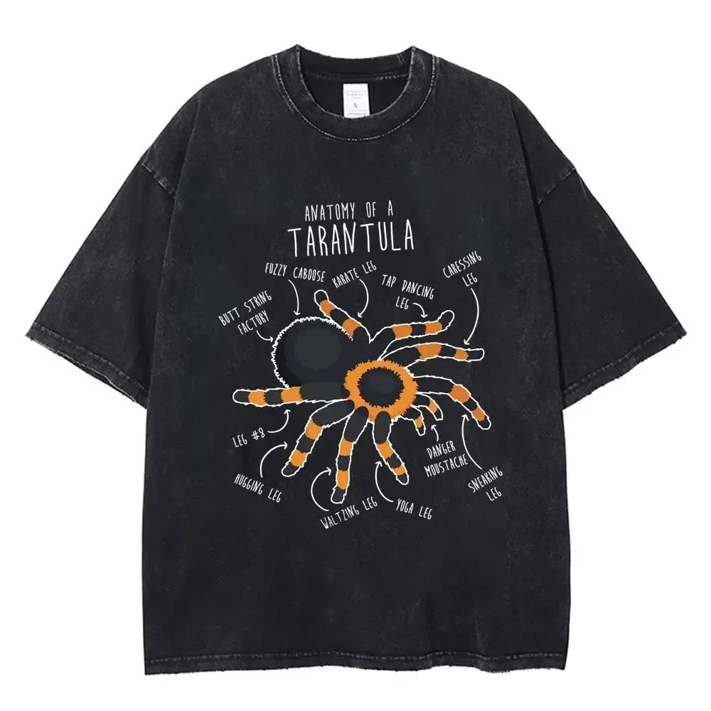 جديد الرجال الرجعية غسلها الرجال منقوشة تي شيرت فضفاض ومريح Y2k الرجال قصيرة الأكمام تي شيرت لكل من الرجال والنساء #2