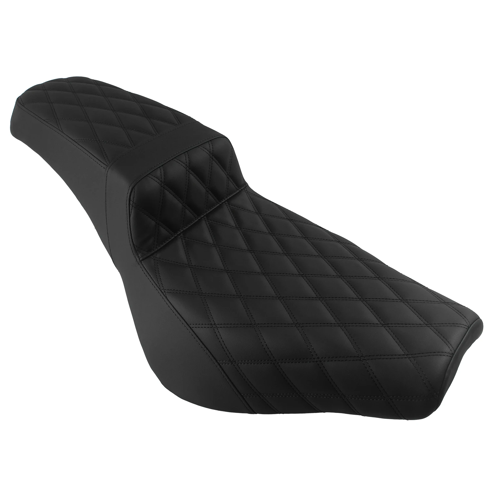 Black Two Up Motorcycle Complete Seat Driver & Passenger Cushion For Harley Softail Street Bob FXBB FXBBS 2018‑2025 - view 6