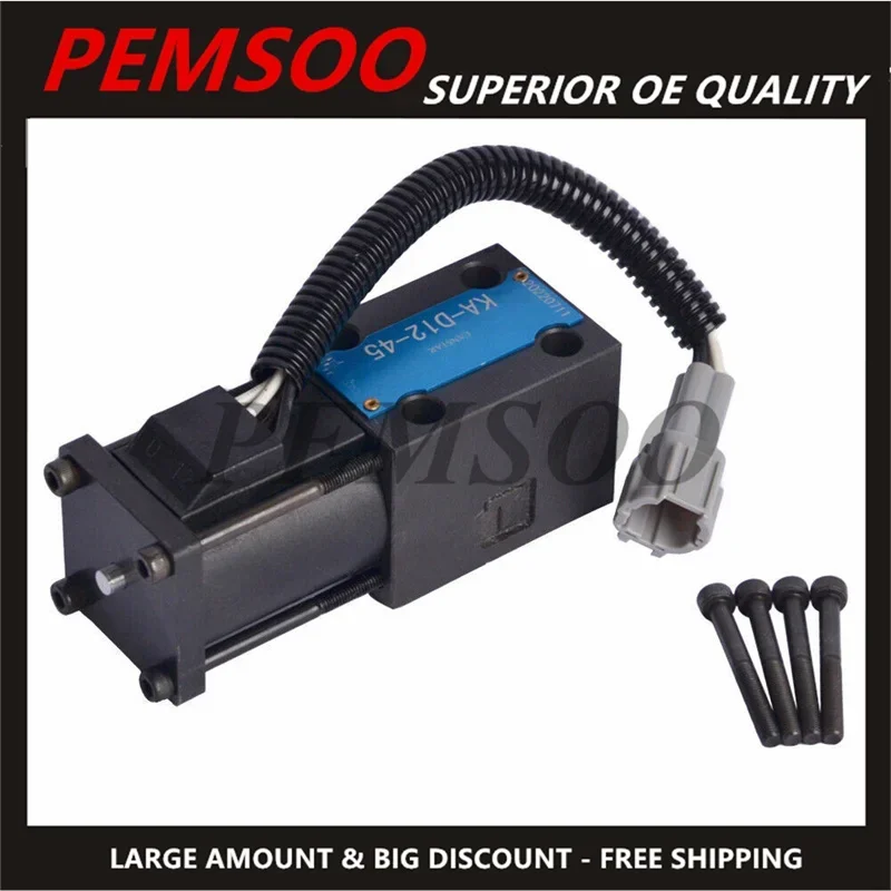 1PC New Solenoid Coil Valve For Mitsubishi Caterpillar For Klift 91A28-30010 91A28-10010 31765FJ200 91A2830010 91A2810010