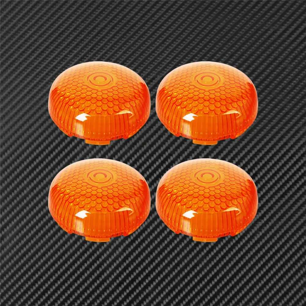 Motorcycle Turn Indicator Signal Light Lens Cover For Harley Touring Electra Glide Road King Sportster XL883 48 Iron Fatboy Dyna