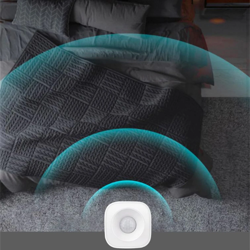 Tuya WiFi Movement Motion Sensor PIR Detector Smart Life APP Home Alarm Security System Detect Human Body Work with Alexa