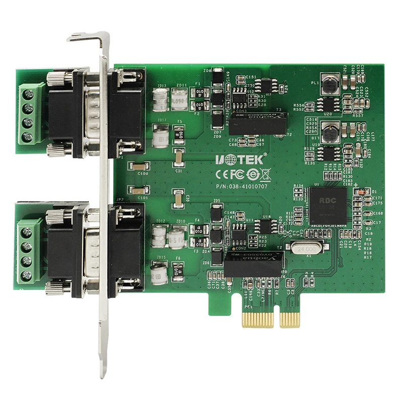 Efficient Industrial Grade PCI-E to CAN Card 2 Ports PCIE Canbus Surge Protection 4U UT-702C