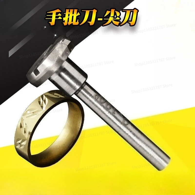 Monocrystalline Jewelry Diamond Knives, Hand Flower Sharp Knives, for Grinders, Diamond Gold Silver Bracelet