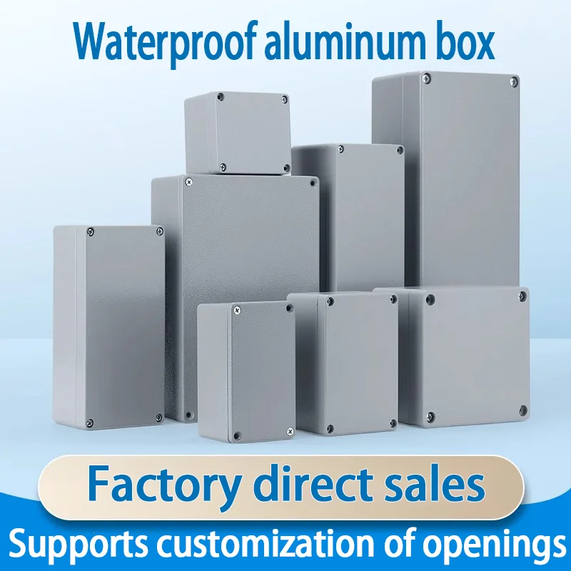Industrial-grade IP67 Waterproof Cast Aluminum Box Electronic Power Box Outdoor Explosion-proof Cable Junction Box