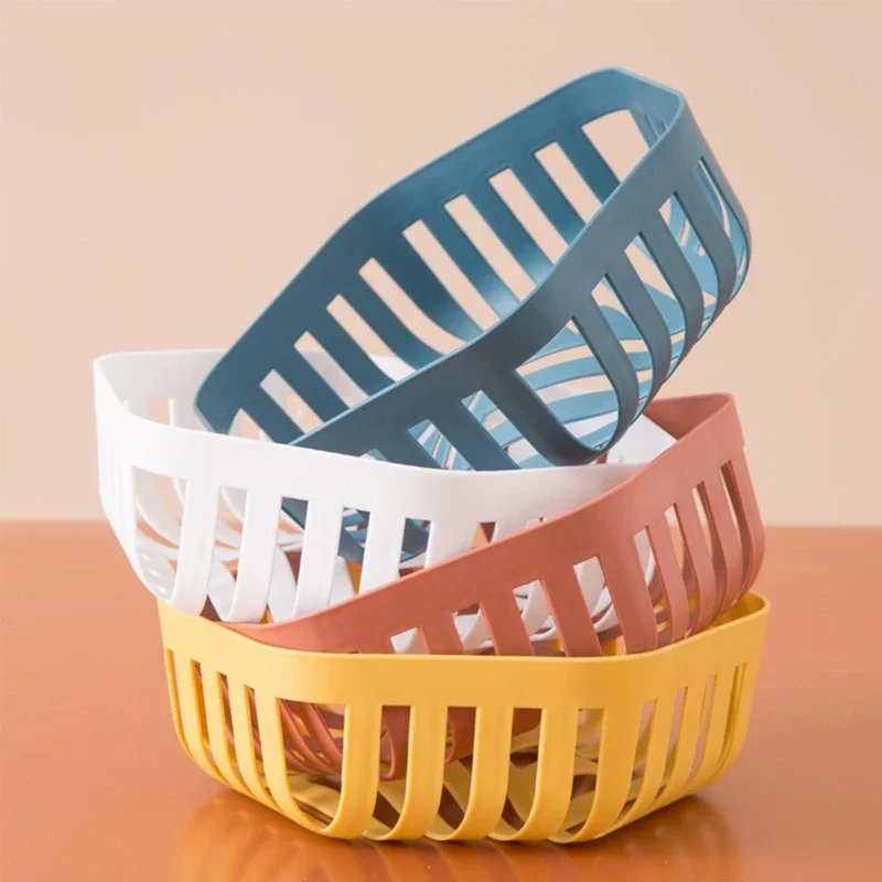 

Multifunctional Drain Basket Household Fruit Vegetable Baskets Kitchen Storage Bowls Nordic Washing Table Snacks Basket