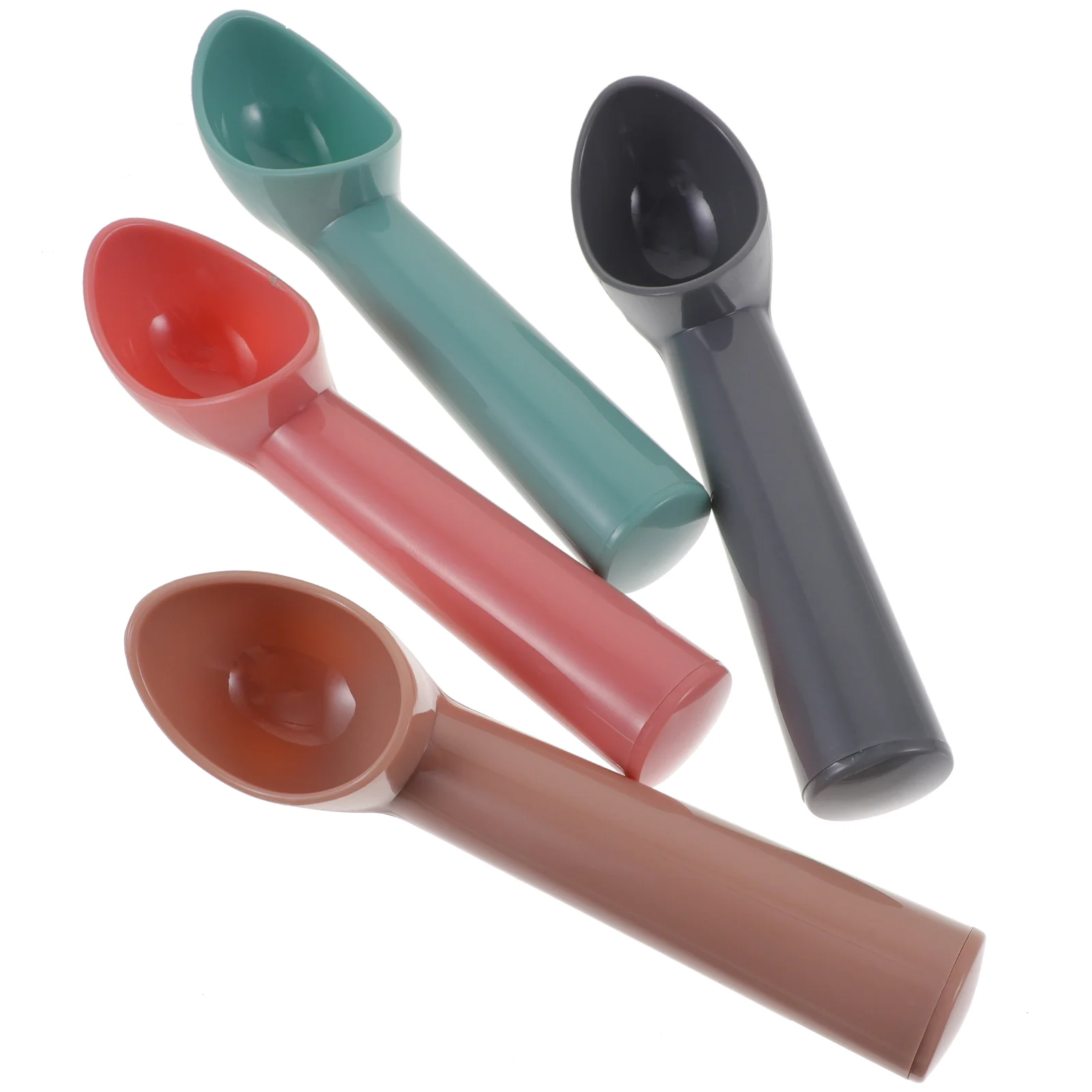 

4 Pcs Ice Cream Scoop Ball Scoops for Food Melon Scooper Plastic Professional Sliders