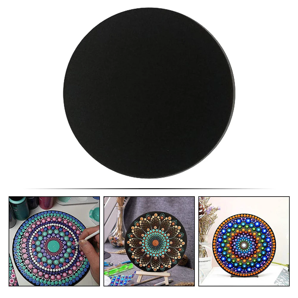 8 Pcs Drawing Cardboard Painting Pads for Tool Paperboard Mandala Dotting Round Sketchpad Tools Rounds